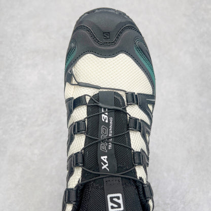 Salomon XA Pro 3D Black Green Cream Red Unisex Trail Running Sneakers