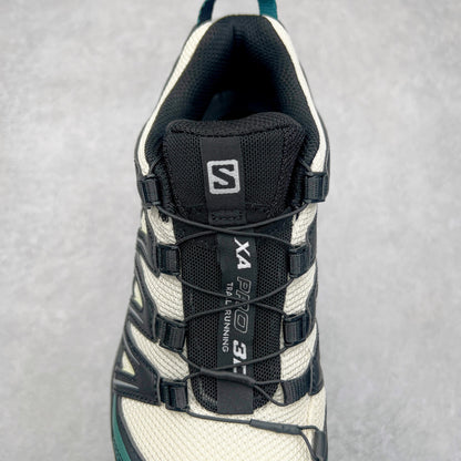Salomon XA Pro 3D Black Green Cream Red Unisex Trail Running Sneakers