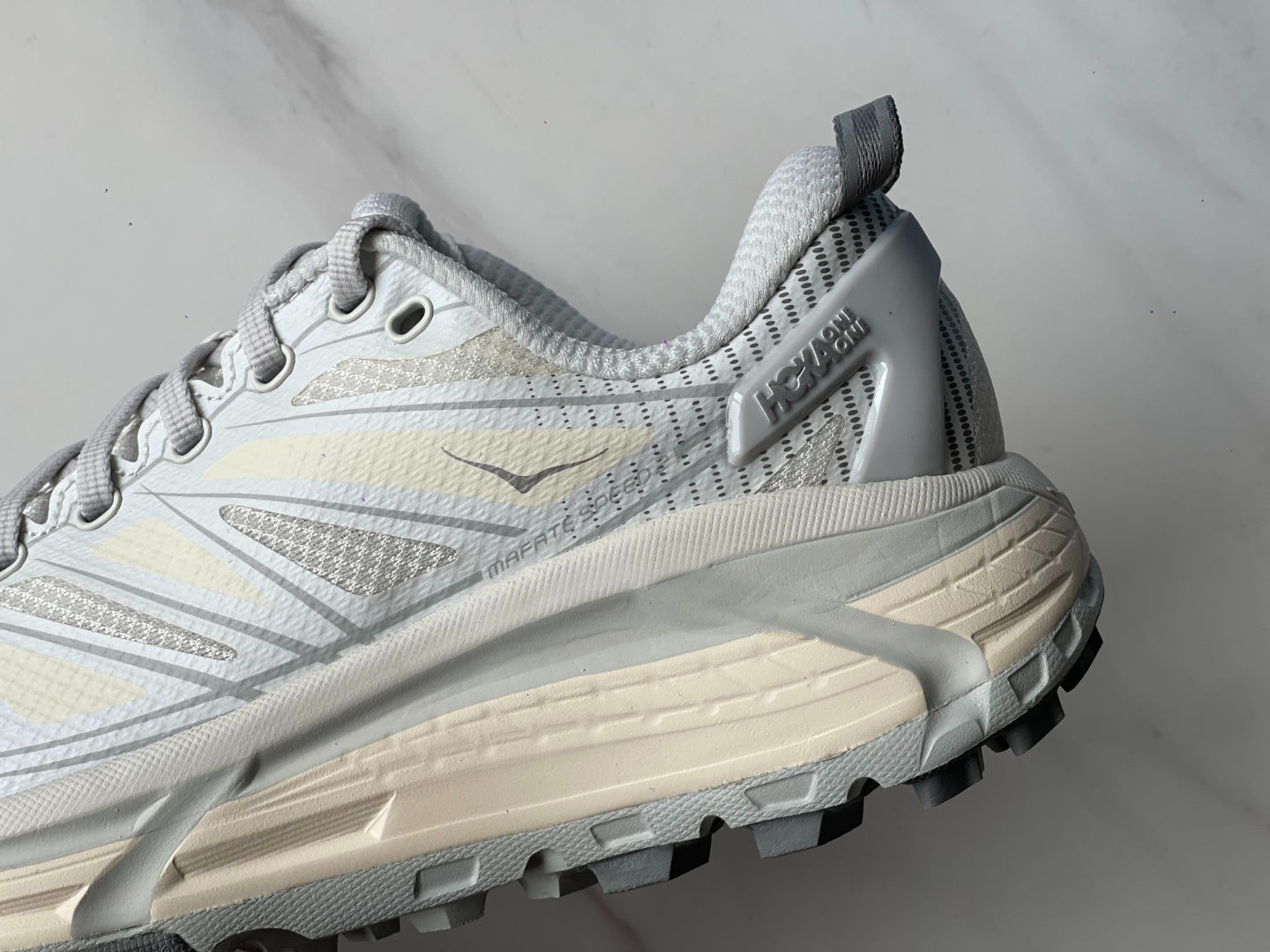 HOKA Mafate Speed 2 Ice Gray | Milky White