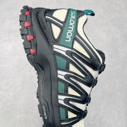 Salomon XA Pro 3D Black Green Cream Red Unisex Trail Running Sneakers