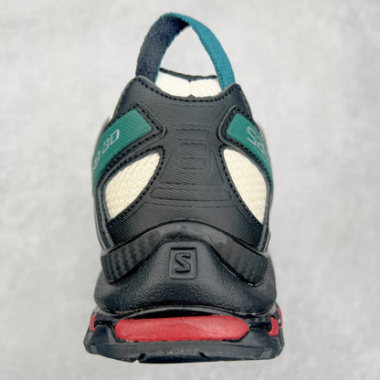 Salomon XA Pro 3D Black Green Cream Red Unisex Trail Running Sneakers