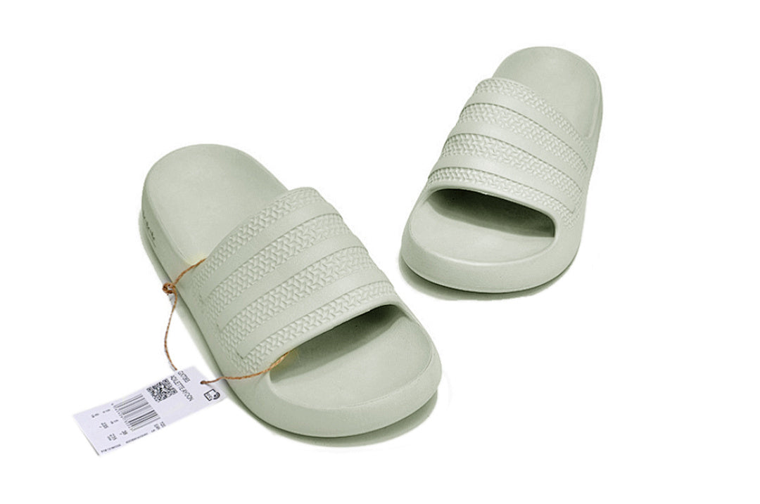 Adidas Originals Adilette Ayoon "Halo Green" Slides