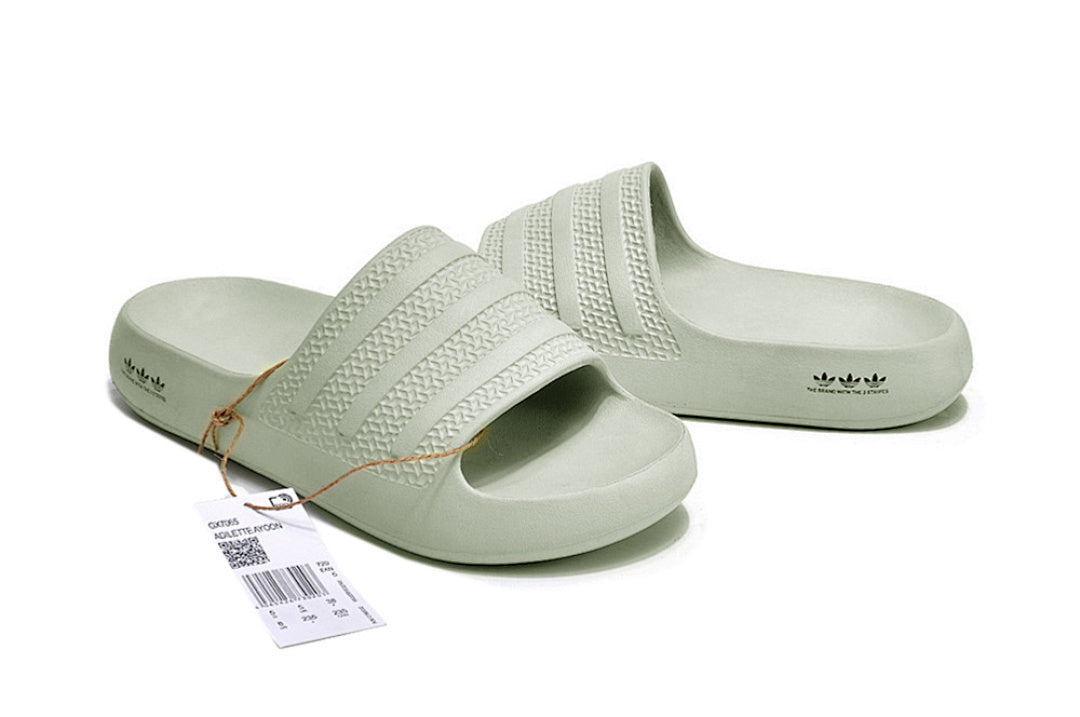 Adidas Originals Adilette Ayoon "Halo Green" Slides