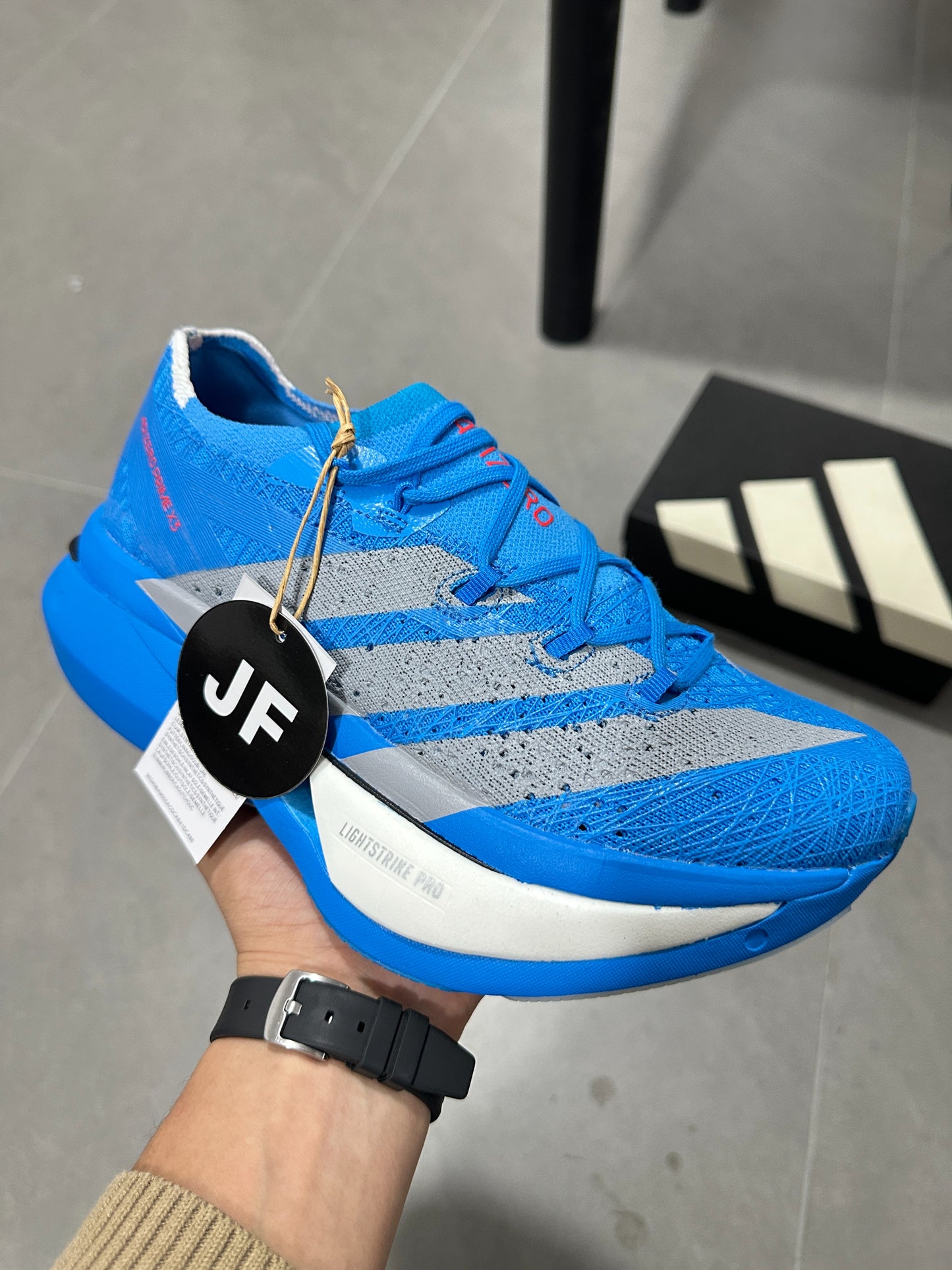 Adidas Adizero Prime X3 Strung Shoes Blue