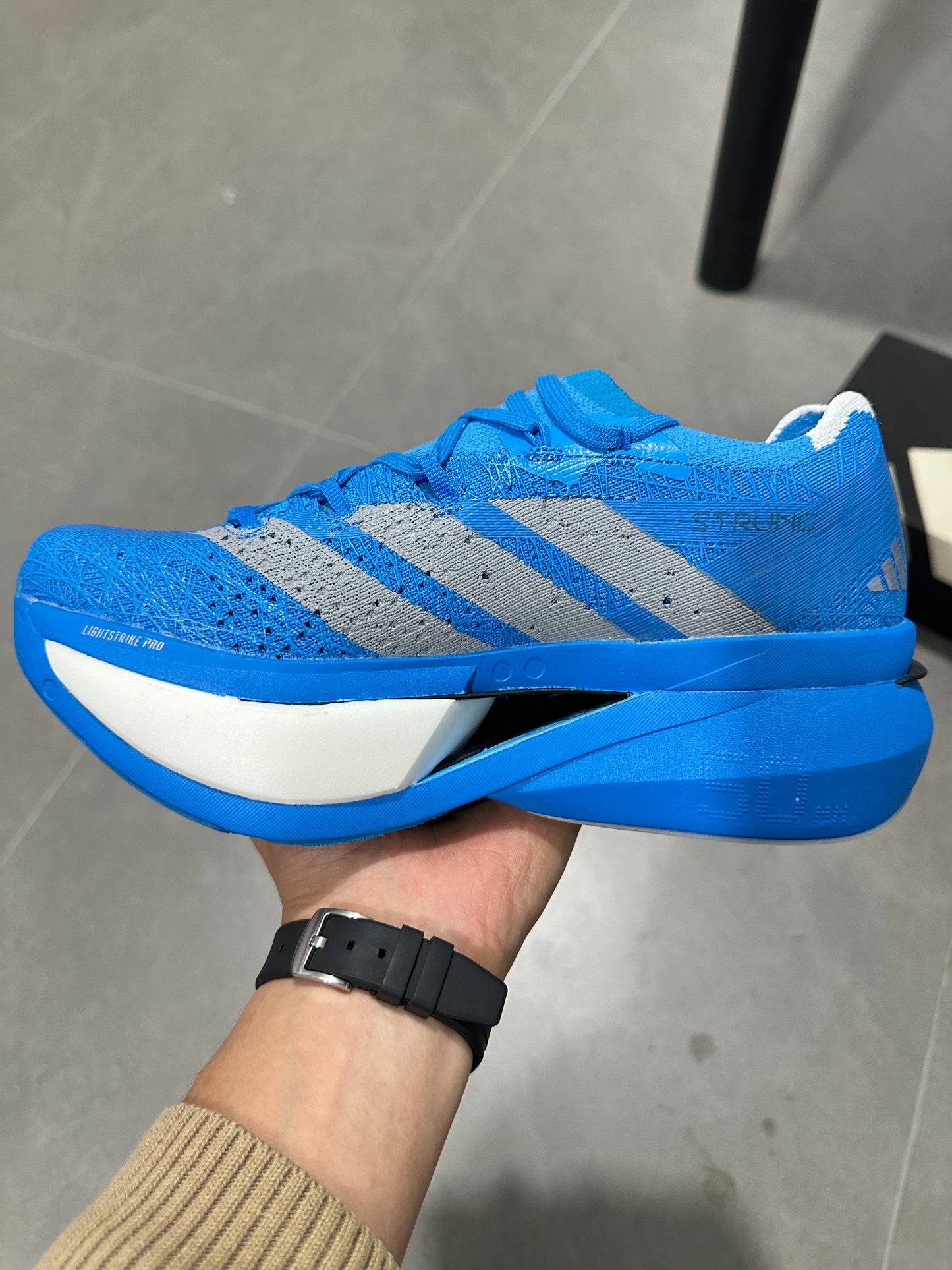 Adidas Adizero Prime X3 Strung Shoes Blue