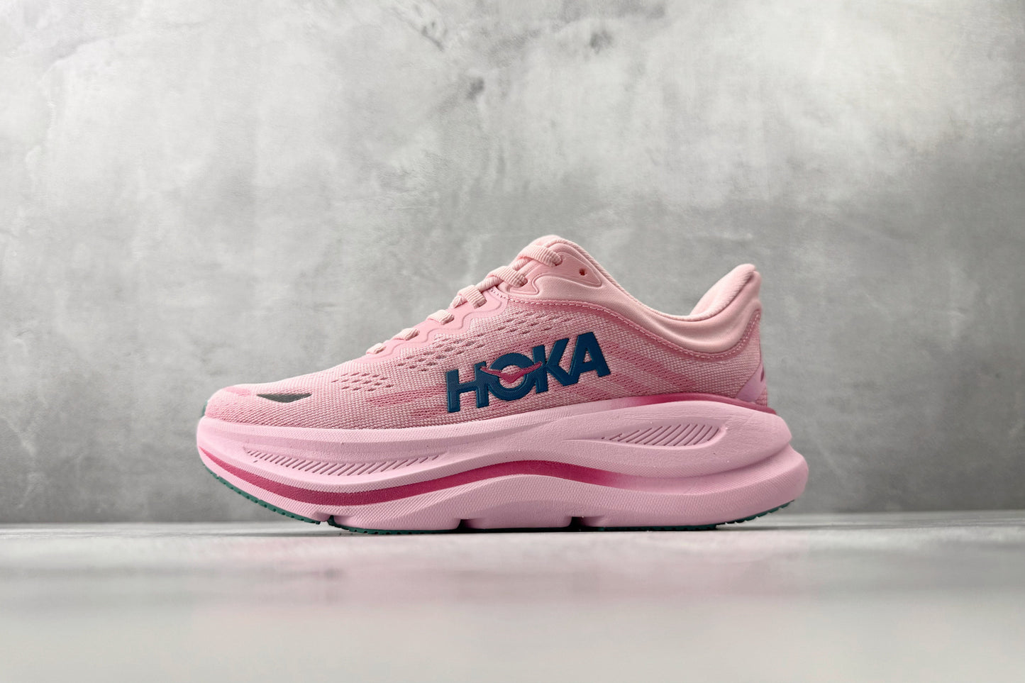 HOKA Bondi 9 Women's Running Shoes - Pink
