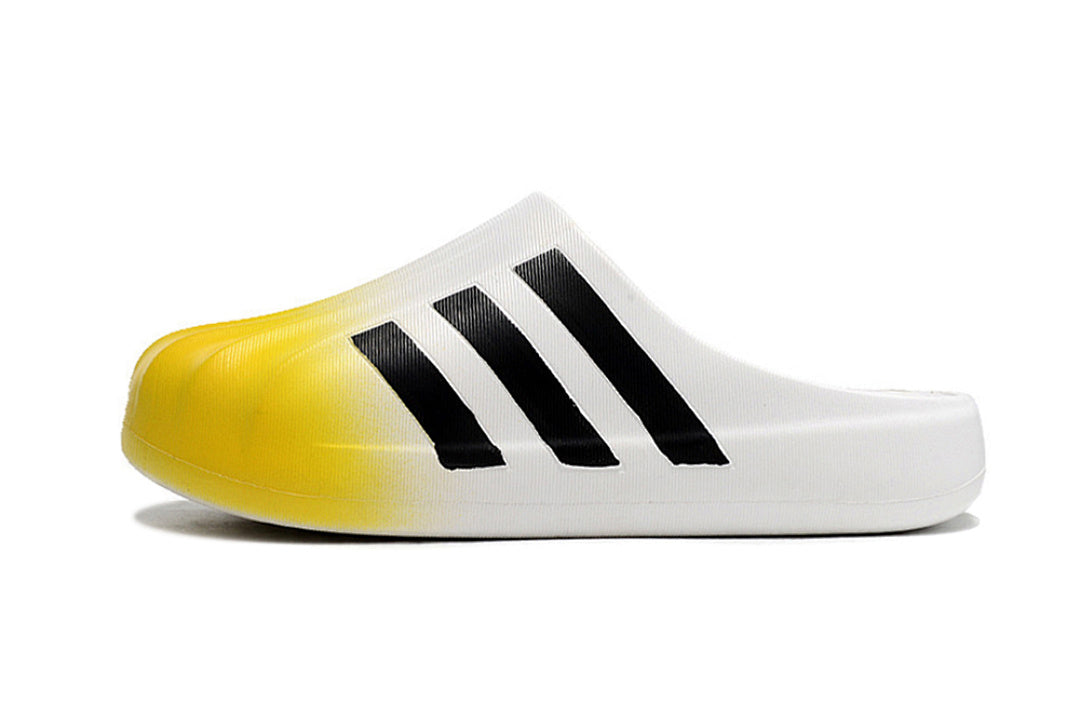 Adidas Originals AdiFOM Superstar Mule "White Yellow Gradient" Slip-On Sandals