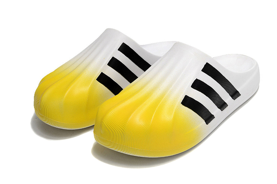 Adidas Originals AdiFOM Superstar Mule "White Yellow Gradient" Slip-On Sandals