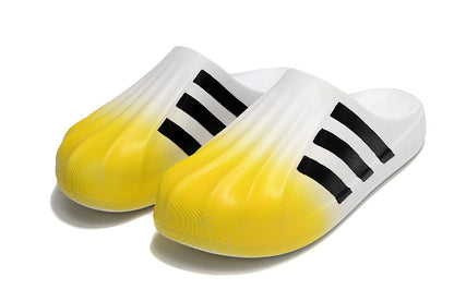 Adidas Originals AdiFOM Superstar Mule "White Yellow Gradient" Slip-On Sandals