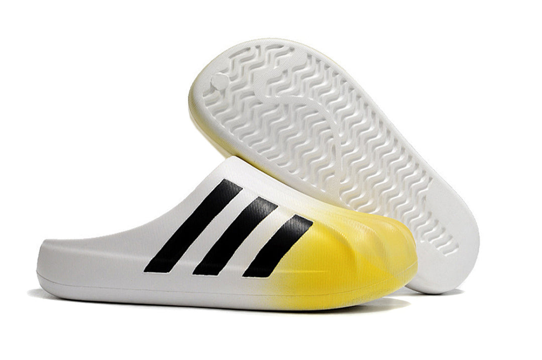Adidas Originals AdiFOM Superstar Mule "White Yellow Gradient" Slip-On Sandals