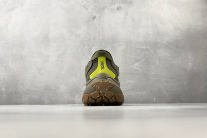 HOKA ONE ONE Project Transport "Olive / Citron" Slip-On Trail Sneakers （Style Code: 1162850-OLC）