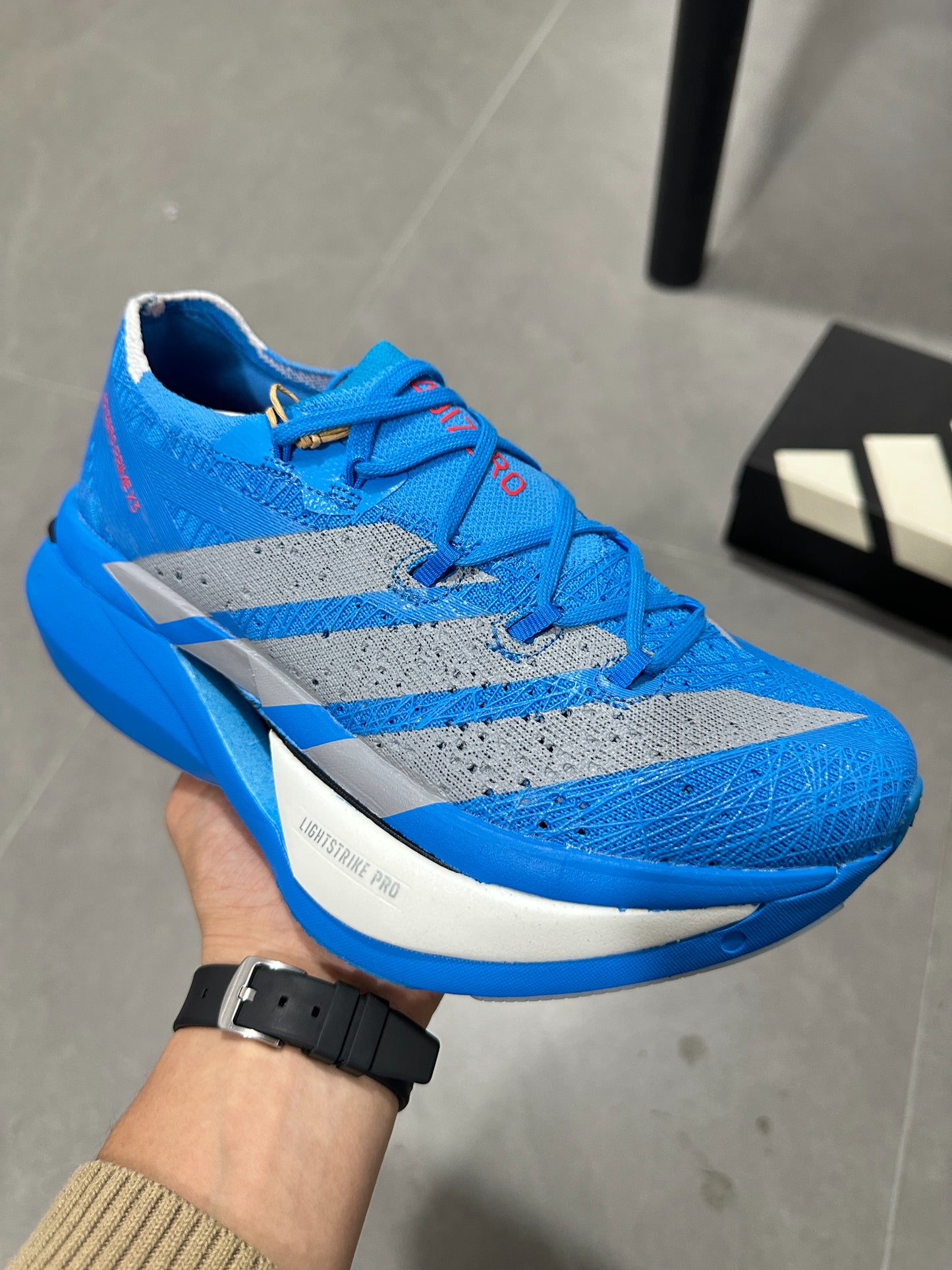 Adidas Adizero Prime X3 Strung Shoes Blue