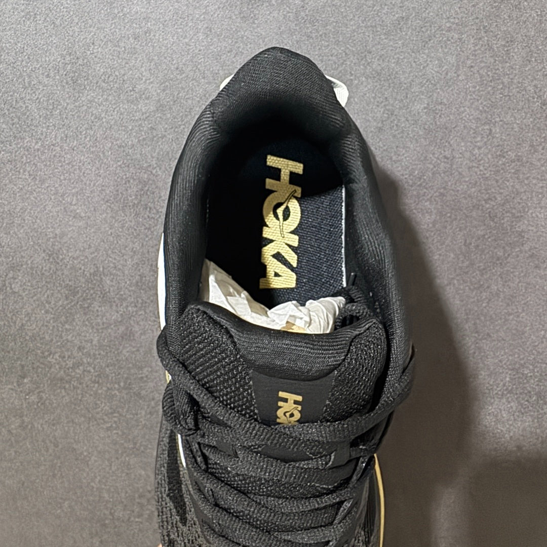 HOKA Challenger 8 All-Terrain Sneakers - Black/Gold