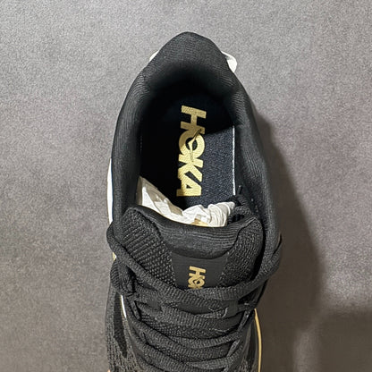 HOKA Challenger 8 All-Terrain Sneakers - Black/Gold