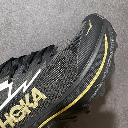 HOKA Challenger 8 All-Terrain Sneakers - Black/Gold