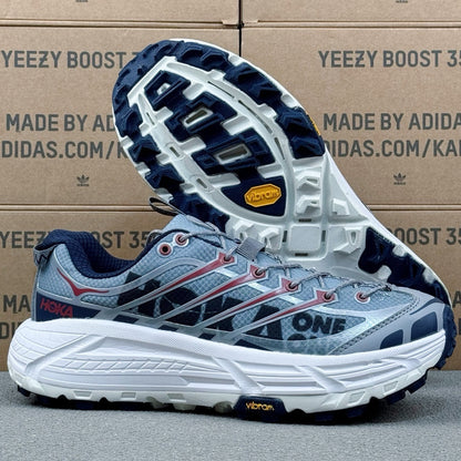 Hoka Mafate Three2 Gray-blue | White