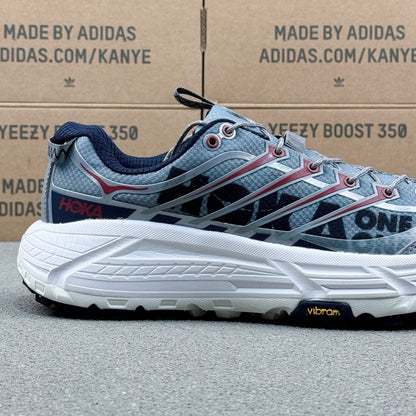Hoka Mafate Three2 Gray-blue | White