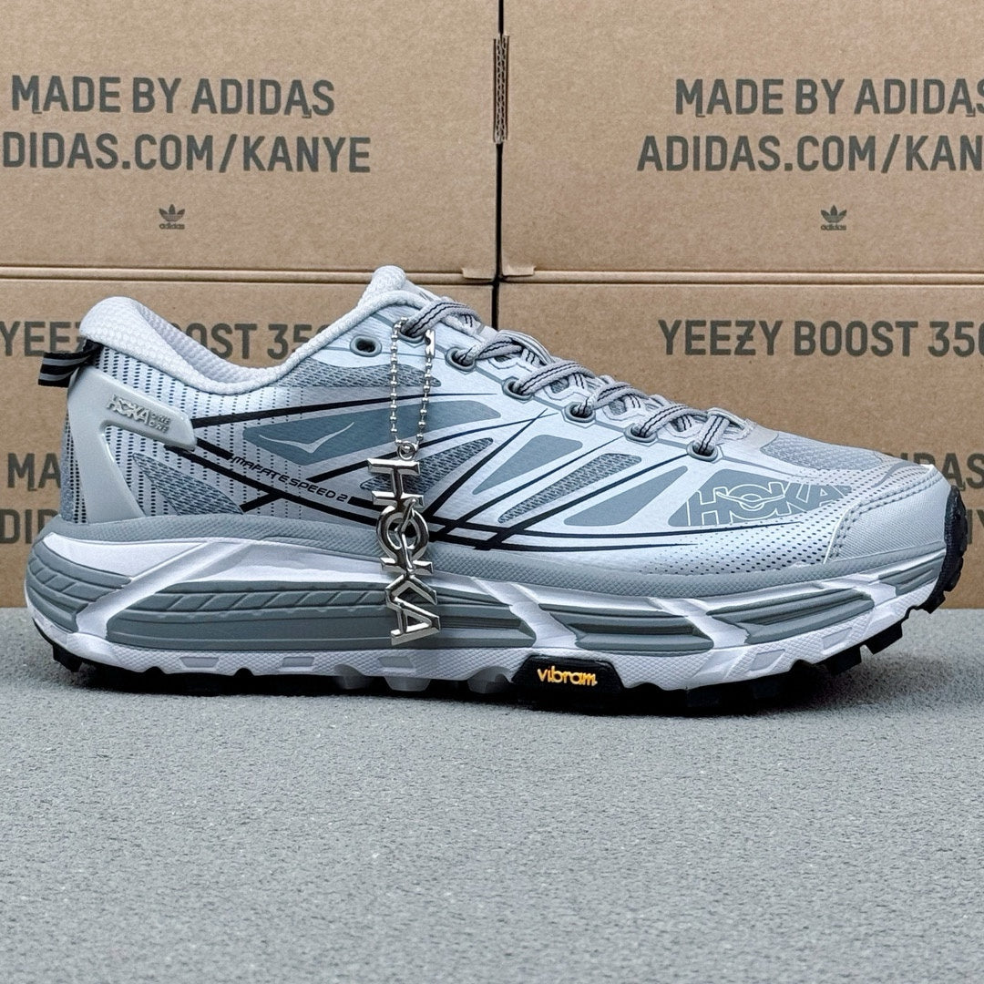 HOKA Mafate Speed 2 Light silver-gray | Navy blue