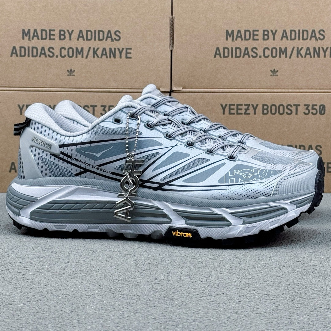HOKA Mafate Speed 2 Light silver-gray | Navy blue