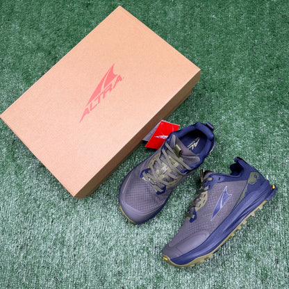 Altra Lone Peak 7 Grey Blue Green Zero Drop Breathable Trail Running Sneakers
