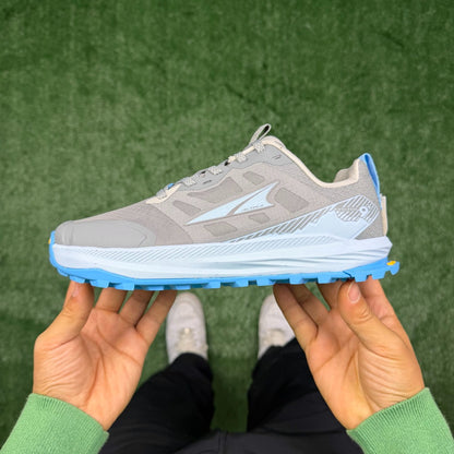 Altra Lone Peak 7 Grey Light Blue Zero Drop Breathable Trail Running Sneakers