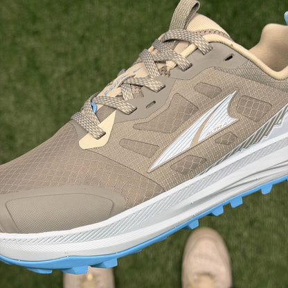 Altra Lone Peak 7 Grey Light Blue Zero Drop Breathable Trail Running Sneakers