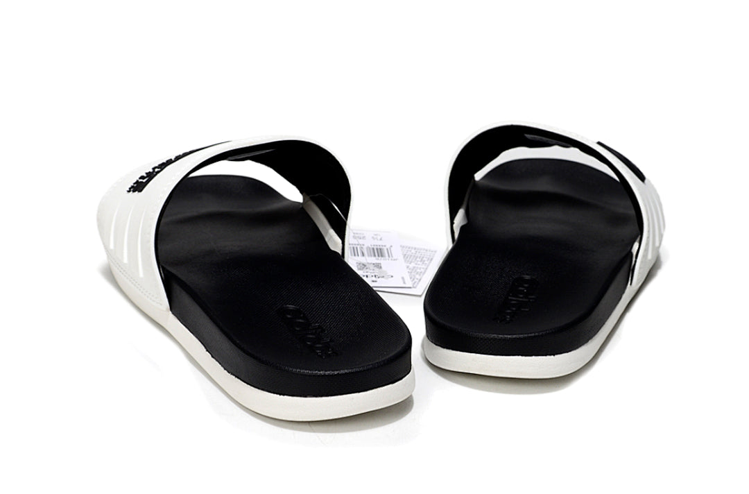Adidas x Mercedes-Benz Adilette Slides White Black Custom-Edition