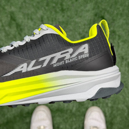 Altra Mont Blanc Speed Black Neon Yellow Men Women Lightweight Trail Shoes
