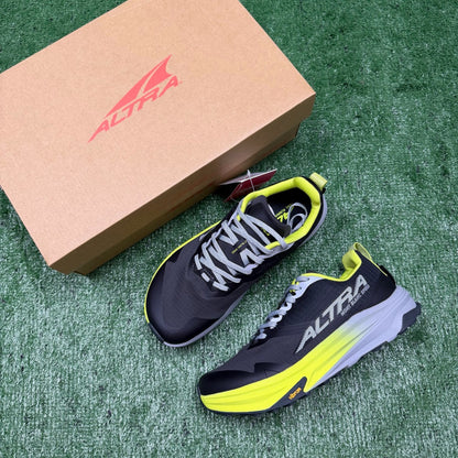 Altra Mont Blanc Speed Black Neon Yellow Men Women Lightweight Trail Shoes
