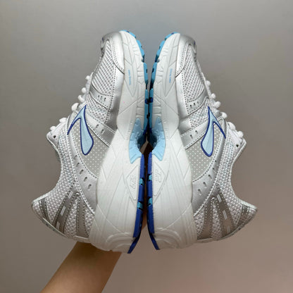 Brooks Adrenaline GTS 10 Retro Running Shoes (White/Dazzling Blue/Breeze)