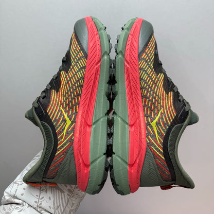 HOKA Mafate Speed 4 Thyme/Fiesta Sneakers