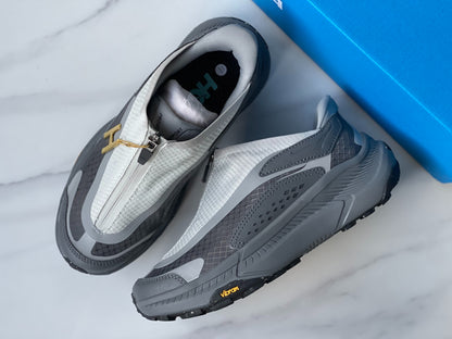 Hoka Project Transport Zip Sneaker Charcoal Gray