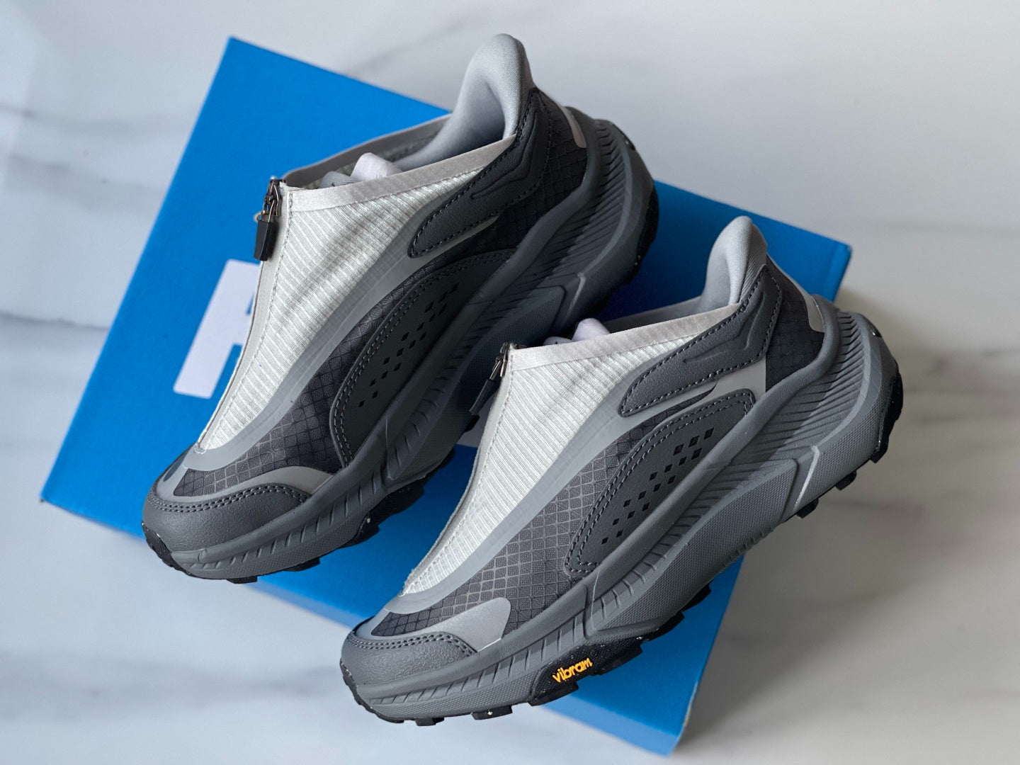 Hoka Project Transport Zip Sneaker Charcoal Gray