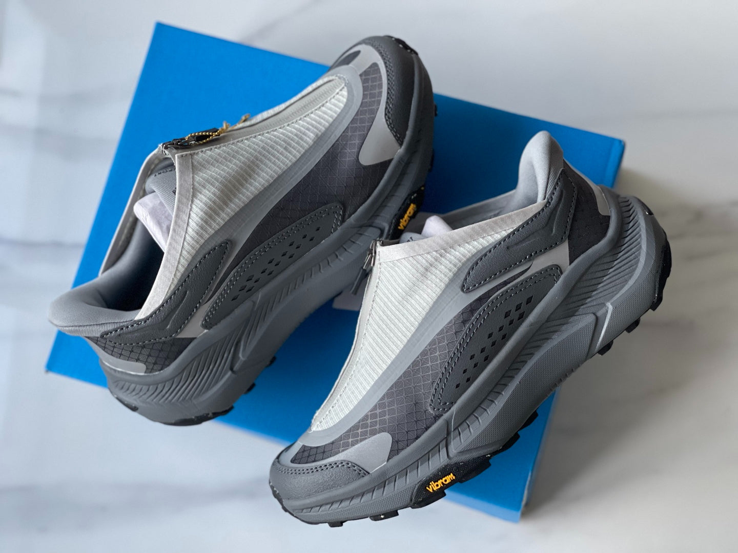 Hoka Project Transport Zip Sneaker Charcoal Gray