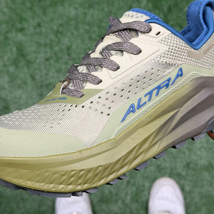 Altra Olympus 6 Sage Green Grey Blue Zero Drop Breathable Trail Running Sneakers