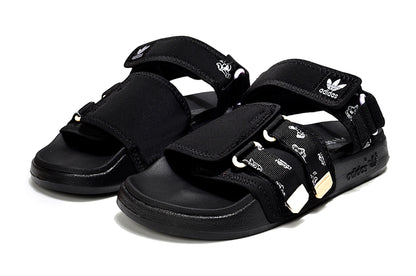 Adidas Originals Adilette 4-Strap Sandals Triple Black GZ8825