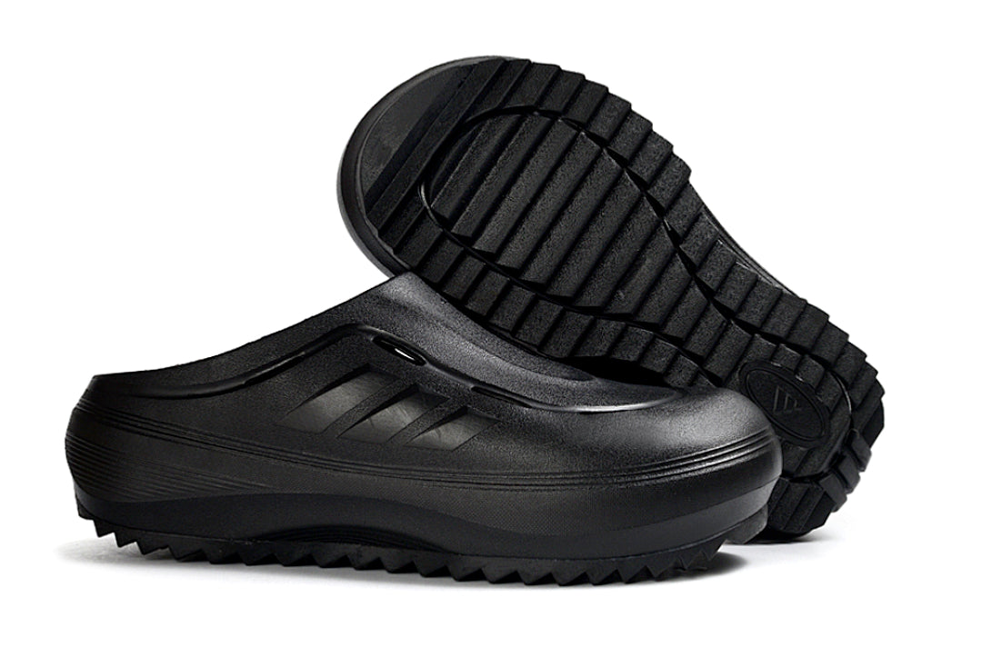 Adidas Adilette Platform Clogs Core Black Slip-On Recovery Shoes JH9851