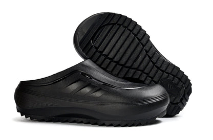 Adidas Adilette Platform Clogs Core Black Slip-On Recovery Shoes JH9851