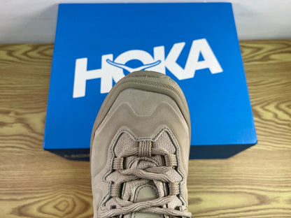Hoka M Kaha 3 GTX Hiking Boot Oatmeal Gray