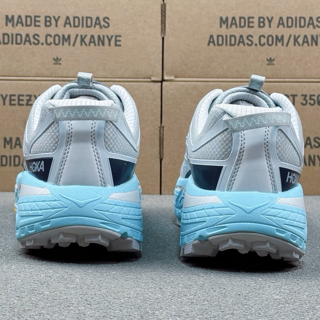 Hoka Mafate Three2 Gray | Light blue