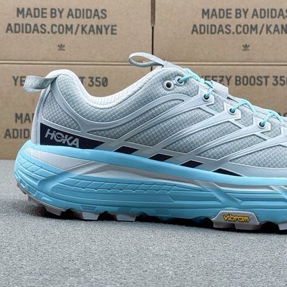 Hoka Mafate Three2 Gray | Light blue