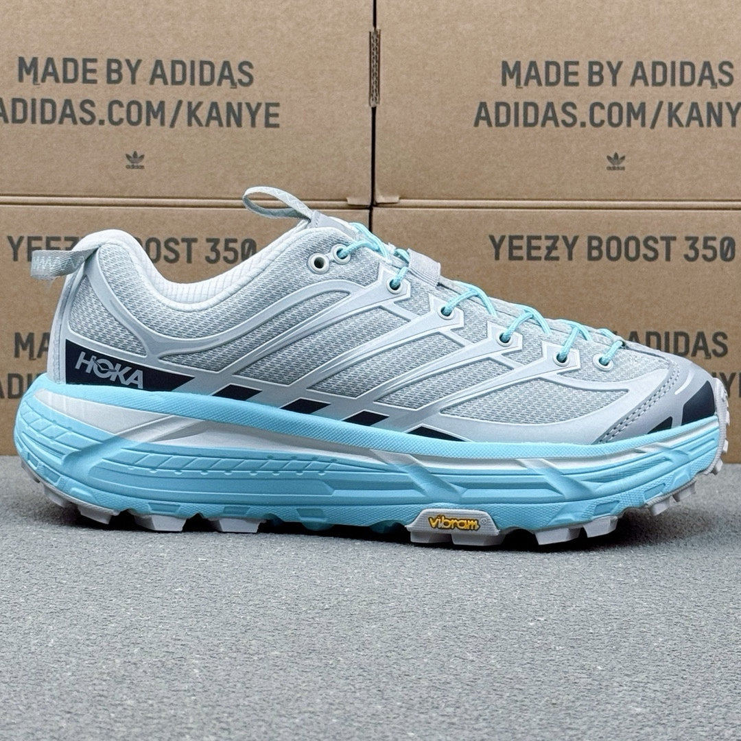 Hoka Mafate Three2 Gray | Light blue