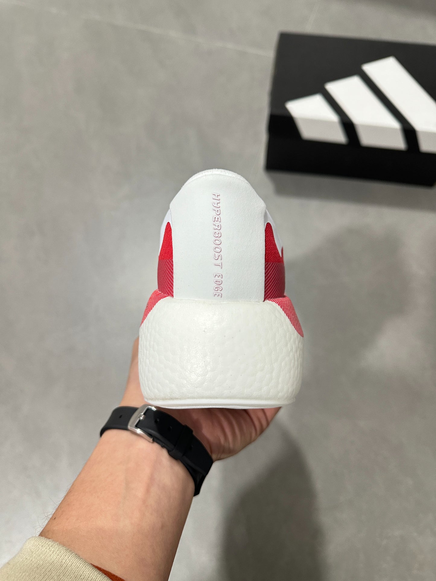 Adidas Hyperboost Edge (Red / White colorway)