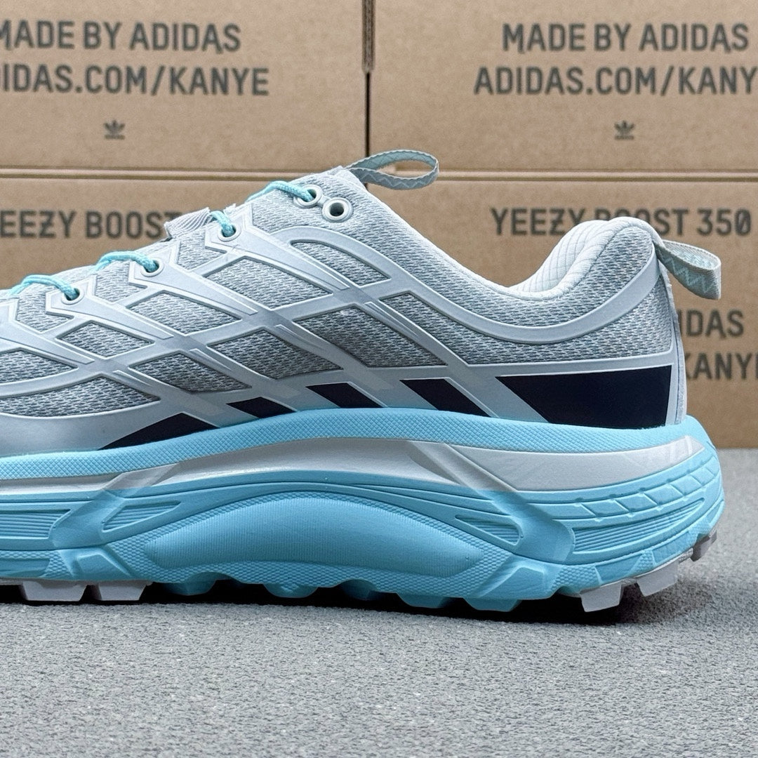 Hoka Mafate Three2 Gray | Light blue