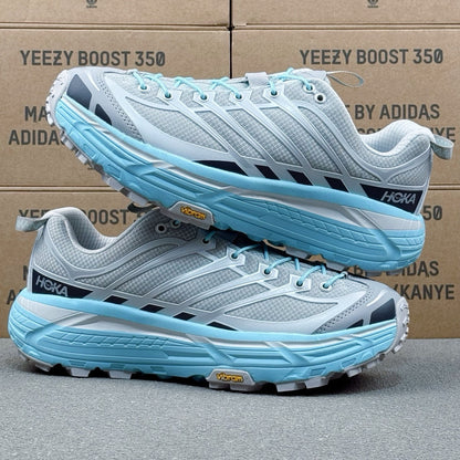 Hoka Mafate Three2 Gray | Light blue