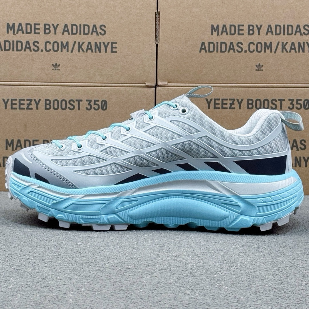 Hoka Mafate Three2 Gray | Light blue