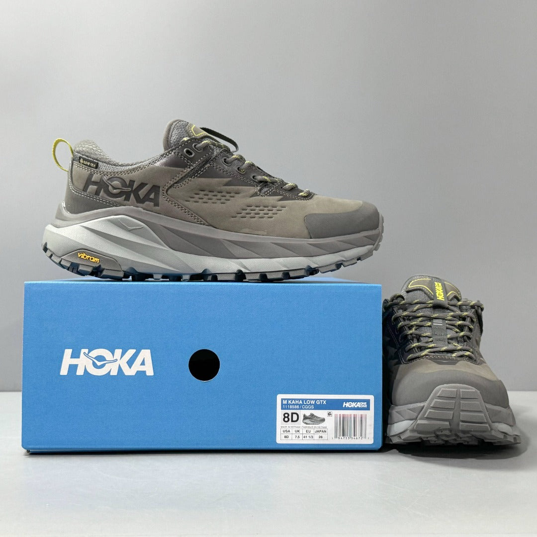 HOKA Kaha Low GTX Khaki | Gray