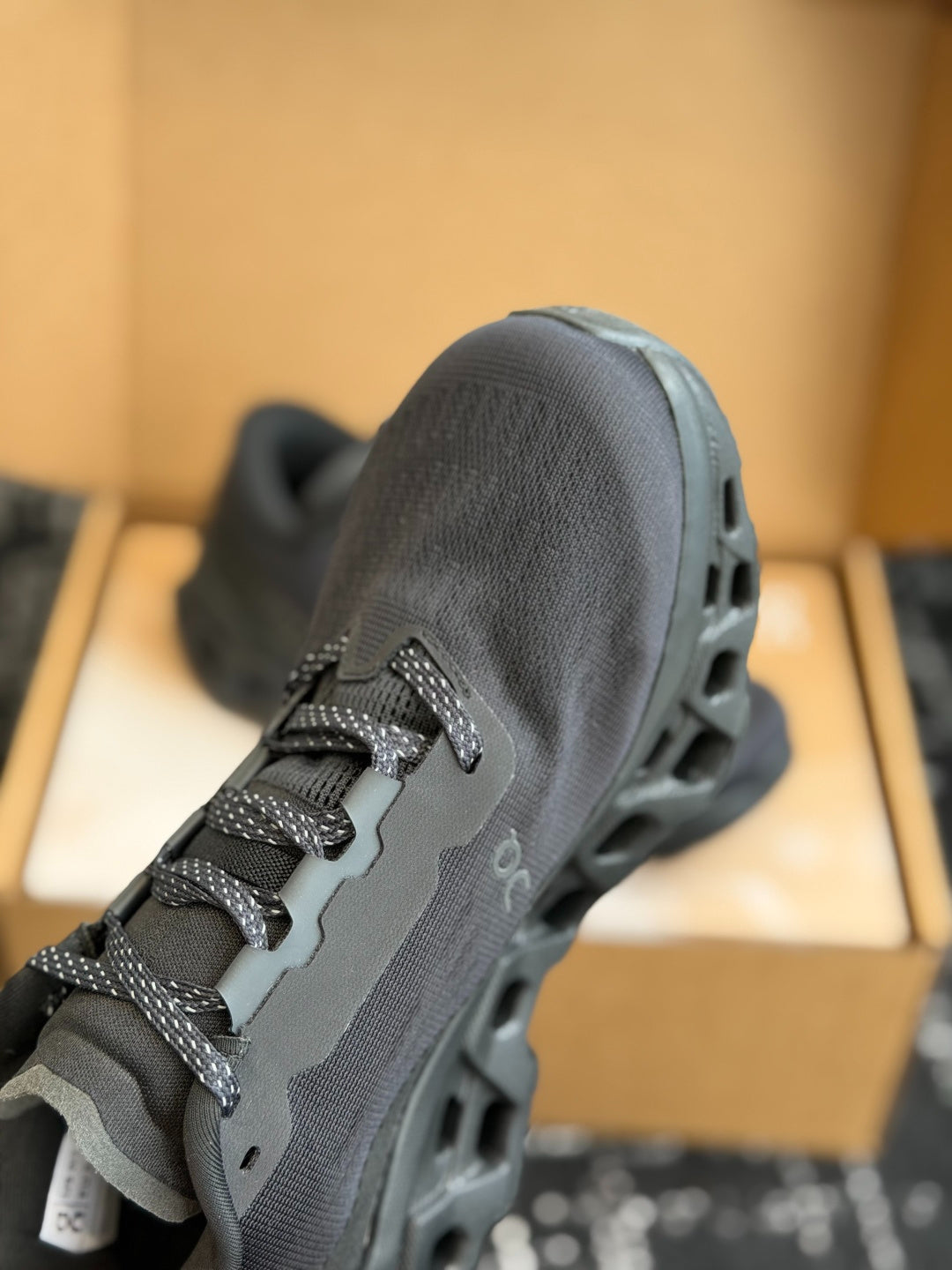 On Cloudmonster 3 All Black Cushioned Road Running Sneakers