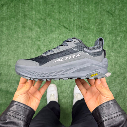 Altra Olympus 6 Black Grey Zero Drop Breathable Trail Running Sneakers