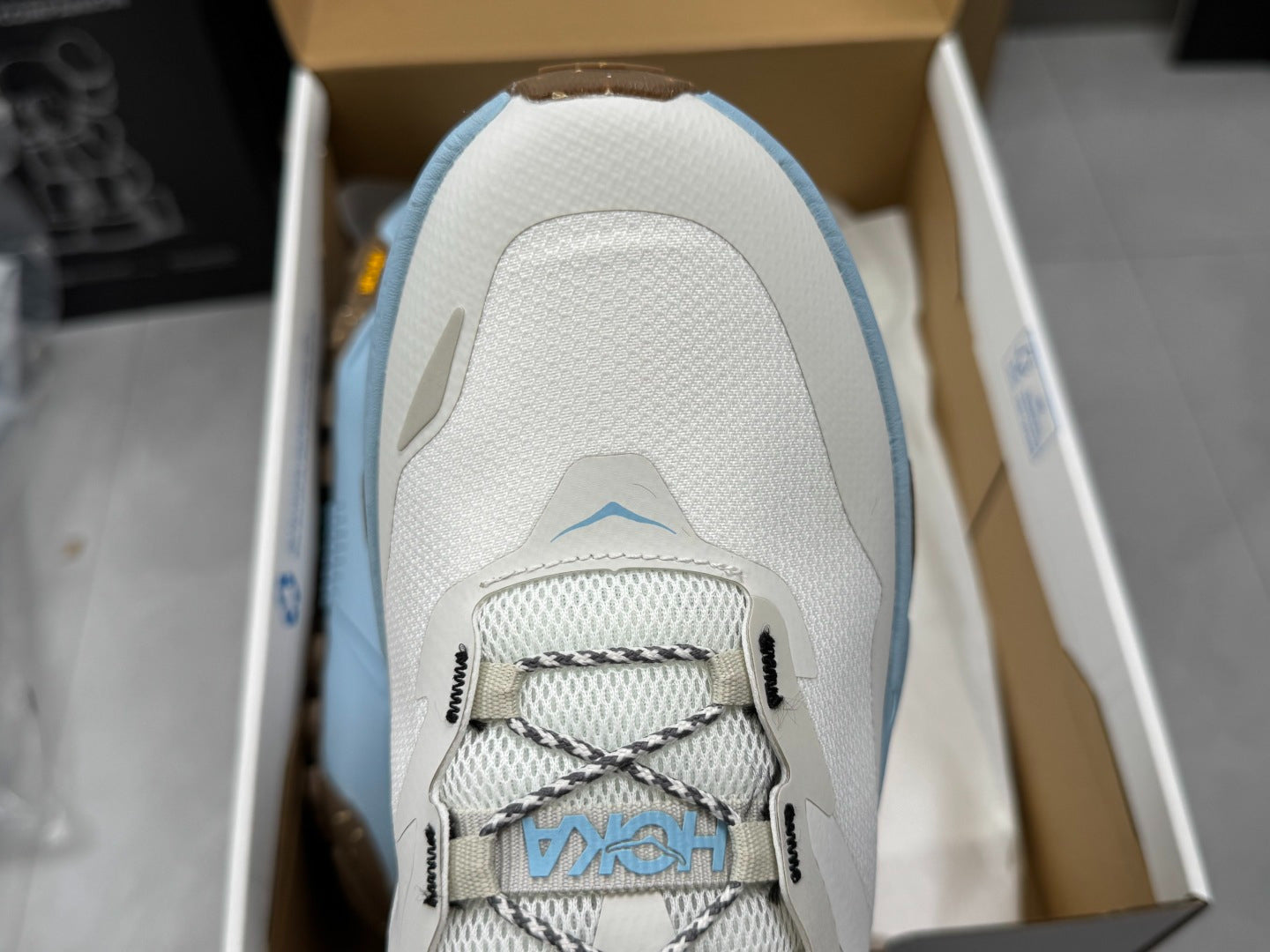 Hoka Transport GTX Light gray | Creamy white